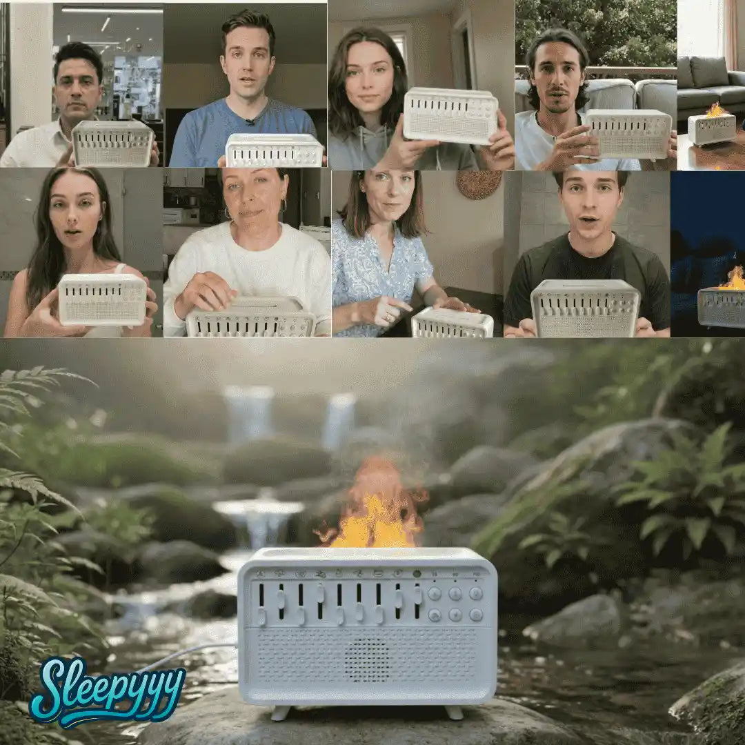 Sleepyyy DreamMist™ 3-in-1 White Noise Humidifier with 8 Nature Sounds